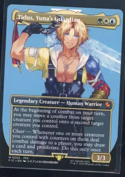 MTG: Final Fantasy (FIC) - Tidus, Yuna's Guardian (Borderless) (NON FOIL) #205 - Image 1
