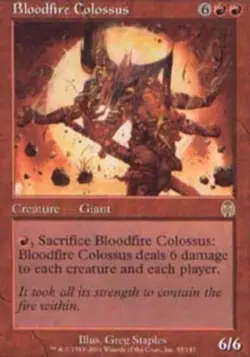 Bloodfire Colossus ~ Near Mint Apocalypse MTG Magic UltimateMTG Red Card - Image 1
