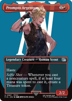Prompto Argentum (Borderless) Final Fantasy Foil - Image 1