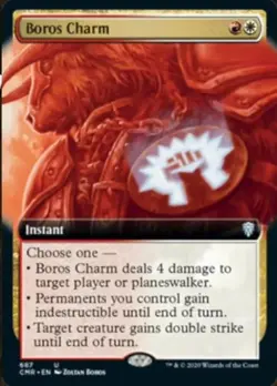 Boros Charm (Extended Art) -Foil Light Play MTG Commander Legends - Image 1