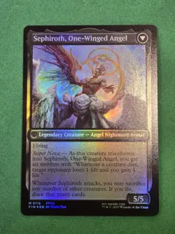 MTG Sephiroth, Fabled Soldier / One-Winged Angel ( Foil ) Final Fantasy - Image 4