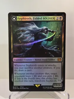 MTG Sephiroth, Fabled Soldier / One-Winged Angel ( Foil ) Final Fantasy - Image 5