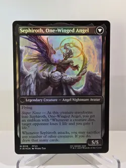 MTG Sephiroth, Fabled Soldier / One-Winged Angel ( Foil ) Final Fantasy - Image 6