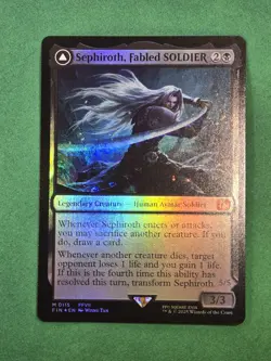 MTG Sephiroth, Fabled Soldier / One-Winged Angel ( Foil ) Final Fantasy - Image 7