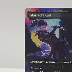 MTG Magic: Ravnica Remastered: Massacre Girl Borderless Anime #0425 Rare - NM - Image 6