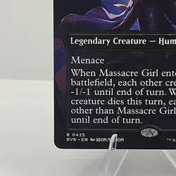 MTG Magic: Ravnica Remastered: Massacre Girl Borderless Anime #0425 Rare - NM - Image 9