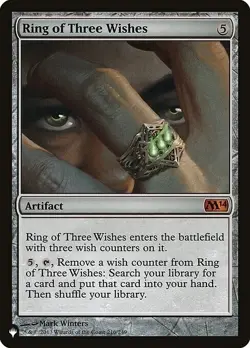 MTG - RING OF THREE WISHES - The List (M) - Image 1