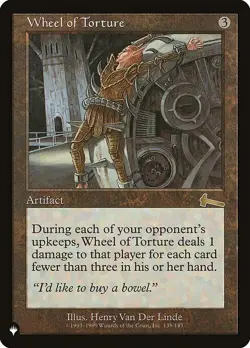 MTG - WHEEL OF TORTURE - The List (R) - Image 2