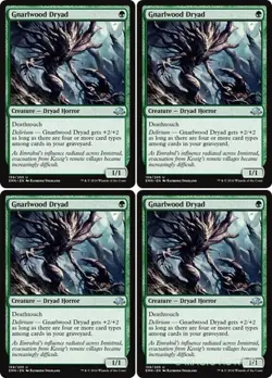 MTG - 4x GNARLWOOD DRYAD - Eldritch Moon (U) - Image 2