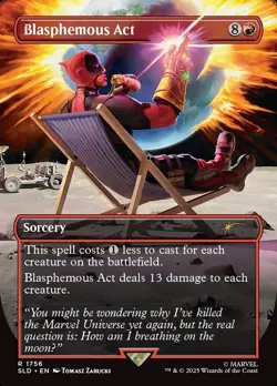 Blasphemous Act (1756) Secret Lair Drop Foil NM - Image 1