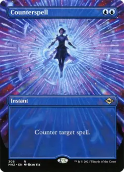 Counterspell (Borderless) Modern Horizons 2 Regular Near Mint - Image 1
