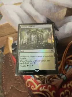Temple Of Plenty Foil MTG Theros Beyond Death - Pack Fresh - - Image 1