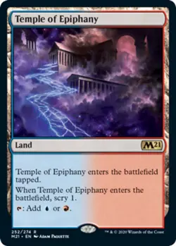 4x NM-Mint, English Regular Temple of Epiphany Core Set 2021 magicmtg - Image 1