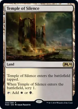4x NM-Mint, English Regular Temple of Silence Core Set 2020 magicmtg - Image 1