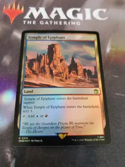Mtg. 2x Temple of Epiphany. Foil. #316 Doctor Who. Pack Fresh - Image 2