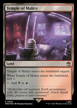 x1 Temple of Malice - Surge Foil R MTG Universes Beyond: Doctor Who M/NM, Englis - Image 2