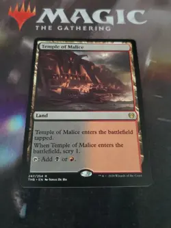 MTG. 2x Temple of Malice. Theros Beyond Death. 247/254. Lp - Image 1