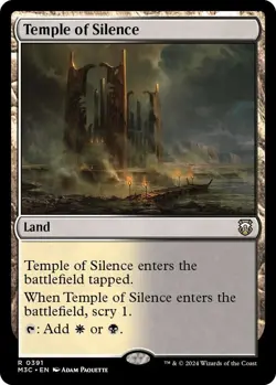 RIPPLE FOIL 4x  Temple of Silence x4 (Ripple Foil)  Commander: Modern Horizons - Image 2