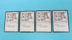 4x RIGHTEOUS AVENGERS  SUMMON  LEGENDS MTG MAGIC THE GATHERING NM / UNPLAYED - Image 1