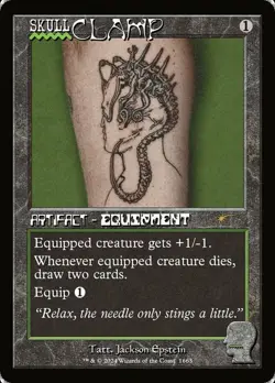MTG Skullclamp, Secret Lair Drop Series, Near Mint, English - Image 1