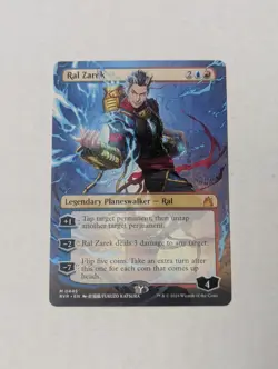 Ral Zarek (Anime Borderless) Ravnica Remastered Regular - Image 2