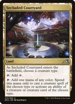 4x Secluded Courtyard - NM - Neon Dynasty - SPARROW MAGIC - Image 2