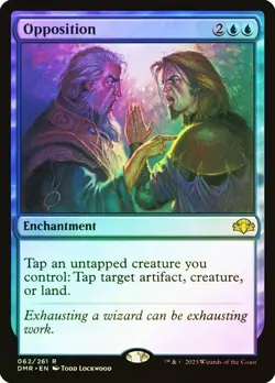 Opposition Foil Dominaria Remastered NM MTG - Image 2