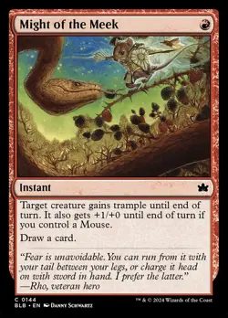 Might of the Meek (144) Bloomburrow BLB MTG Magic - Image 2