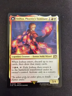 FIN 229 Joshua, Pheonix's Dominant - MTG [FINAL FANTASY] Non Foil NM - Image 1