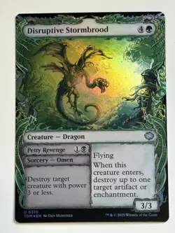 Disruptive Stormbrood (Showcase) Foil Tarkir Dragonstorm TDM MTG - Image 1