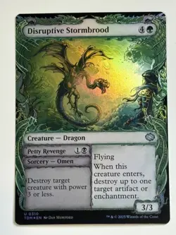 Disruptive Stormbrood (Showcase) Foil Tarkir Dragonstorm TDM MTG - Image 2