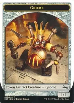 Near Mint - Mint Foil Gnome Token - Unstable 020/020 - Image 2