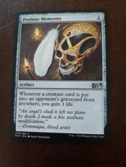 MTG 1 x Profane Memento - Magic 2015 - Image 1