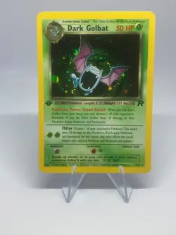 Pokemon TCG Dark Golbat 7/82 1st Edition Team Robot Lightly Played to Near Mint - Image 1