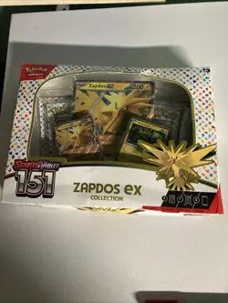 Pokémon TCG Zapdos Ex Collection Box Scarlet and Violet 151 Cards 290-85313 - Image 9