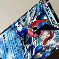 Ash-Greninja EX XY133 XY Pokemon Holo Black star promo - Image 17