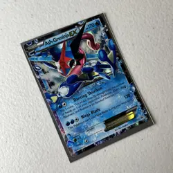 Ash-Greninja EX XY133 XY Pokemon Holo Black star promo - Image 2