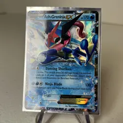 Ash-Greninja EX XY133 XY Pokemon Holo Black star promo - Image 25