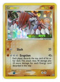 Groudon 14/106 | EX Emerald | Stamped Reverse Holo | English Pokemon | LP - Image 3