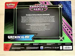 Pokemon Shrouded Fable: GRENINJA ex Special Illustration Collection Box Sealed - Image 7