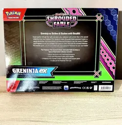 Pokemon Shrouded Fable: GRENINJA ex Special Illustration Collection Box Sealed - Image 8
