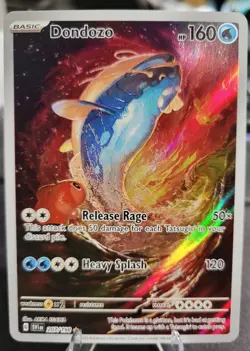 Pokémon TCG Dondozo Illustration Rare Scarlet & Violet Base, Card 207/198 - Image 1