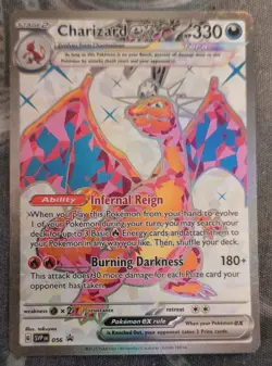 CHARIZARD EX  SVP056  BLACK STAR PROMO - SCARLET & VIOLET - POKÉMON TCG  NM/MINT - Image 3