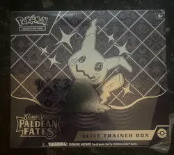 Pokémon TCG: Paldean Fates Elite Trainer Box ETB Factory Sealed. Tear in plastic - Image 6