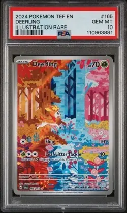 2024 Pokemon SV Temporal Forces TEF EN Deerling #165/162 PSA 10 - Image 1