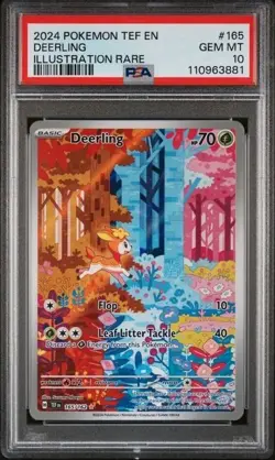 2024 Pokemon SV Temporal Forces TEF EN Deerling #165/162 PSA 10 - Image 4