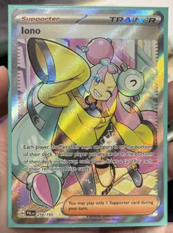 Pokémon TCG Iono S&V Paldea Evolved Ultra Rare Full Art 254/193 M-NM - Image 2
