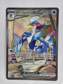Quaquaval ex 260/193 Special Illustration Rare Paldea Evolved Pokémon Card - Image 3