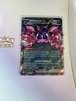Pecharunt EX 039/064 S&V Shrouded Fable Holo Double Rare Pokemon Card - Image 1