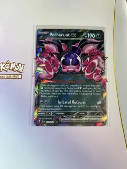 Pecharunt EX 039/064 S&V Shrouded Fable Holo Double Rare Pokemon Card - Image 3